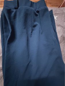 Teal High-Rise Straight Fit Trousers – Brand New!