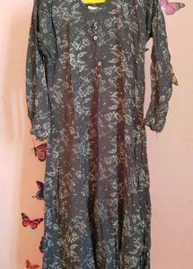 A-line Grey Kurti