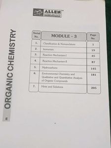 Allen Chemistry Modules