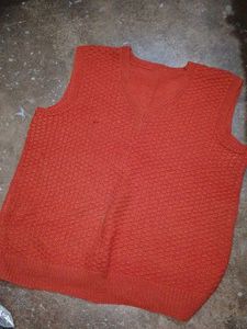 Red Sweater Vest