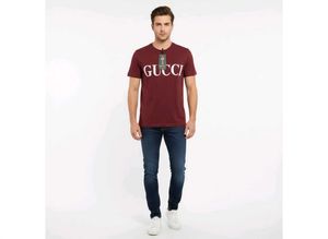 Gucci Maroon Graphic Tee