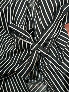 Mini tie up dress