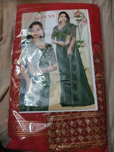 Singapore Chiffon Saree With Blouse