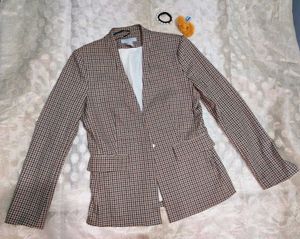 H&M women Checked Blazer