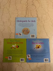 Usborne Phonics Reader Set of 3