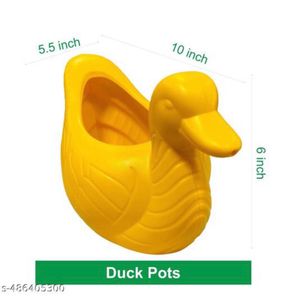 Duck-Shaped Flower Pot