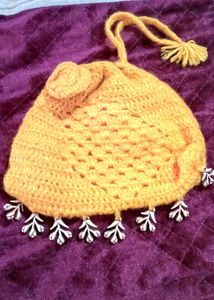 Crochet Drawstring Pouch