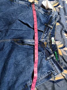 WIDE LEG DENIM JEANS