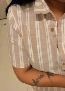 Shirt Dress Beige
