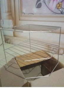 Brand New ** 1 Stainless Steel Corner Rack Only