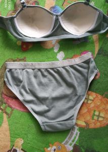 Two matching bra and panty sets
