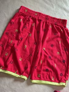 Pink Patterned Shorts - 2 Pack