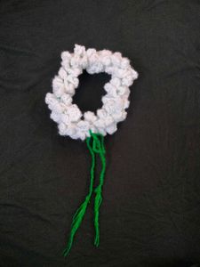 White Floral Gajra