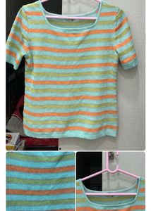 Branded Stuff Hot Green Casual Comfy Top For M &amp;L