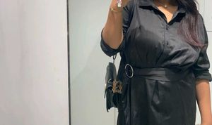 Black Shirt Dress