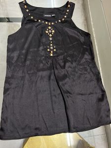 Little Quartier Black Embellished Top