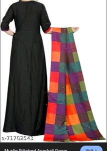 Black Top With Dupatta