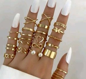Boho Ring Set