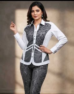 BIBA Embellished Shirt