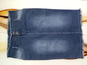 Denim long Skirt