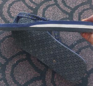 Navy Blue Thongs