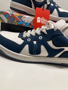 Souled Store Blue &amp; White Sneakers Original Uk-9