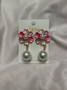 Floral Pearl Earrings