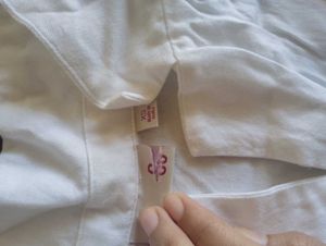 White Short Sleeve Button Down
