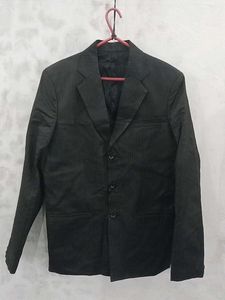 Striped Black Formal Blazer