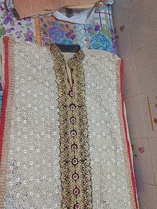 Embroidered Krachi Kurta Set