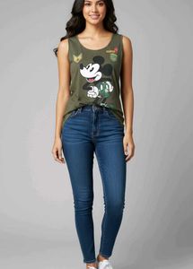 Mickey Mouse Graphic Tank Top