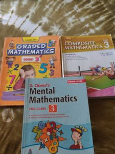 Math Books class 3