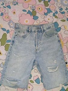 H&amp;M Light Wash Denim Shorts