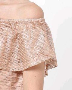 Kazo Off-Shoulder Woven Top