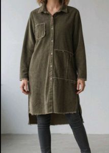 Corduroy Patchwork Dress