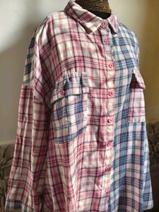 BOGO 🎁 Buy One Get 1 Free🎁Plaid Button-Up Top