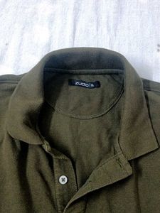 Olive Green Polo T-Shirt