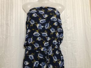 Blue Printed Jumpsuits