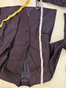 Men’s 3 Piece Coat Pant Vest Formal Color Mauve