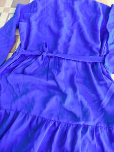 Blue Georgette Dress