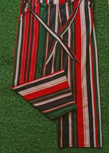 Multicolor Straight Lined Plazo