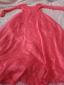 Pink Gown For Girls