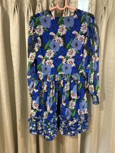 Floral Print Mini Dress