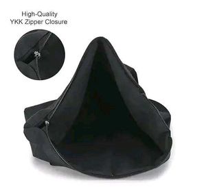 Black Tote Bag with Hearts