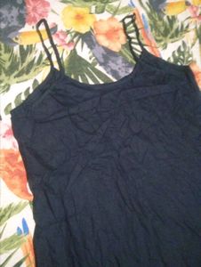 Navy Blue Slip Dress