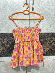 Floral Spaghetti Top