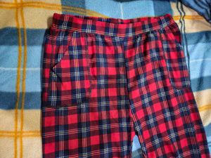 Red Plaid Gym Pants