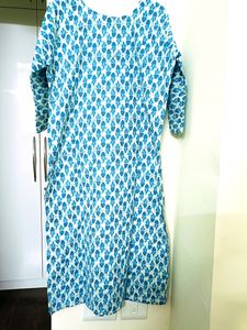 Jaipuri Pure cotton Stitched Kurta Pant Set