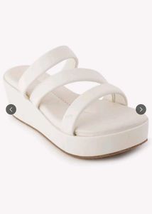 White Platform Sandals