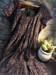 Kalamkari Anarkali dress